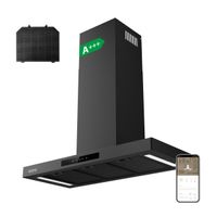 CIARRA A+++ 650 m³/h odsavač par 90cm nástěnný odsavač par WIFI +APP & Touch Control Boost VMB9102P