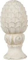 Clayre & Eef 6TE0396 Dekoratívny jedľový kužeľ béžový Ø 14x29 cm