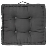 Bodenkissen dunkelgrau 40 × 40 cm - Atmosphera créateur d'intérieur
