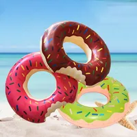 Intex Donut angebissener 107cm Schwimmring Schwimmreifen Aufblasring Meer K 