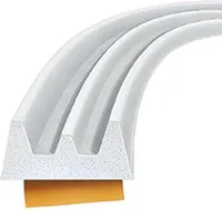 Tesnenie okenné a dverné "E" 9x4.0mm BÍ (100m)