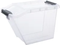plast team Aufbewahrungsbox PROBOX SLANTED 58 Liter transparent