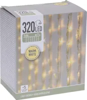 Kurtyna świetlna zewnętrzna 320 LED 1 m