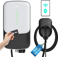 Goneo Wallbox 11kW, Elektroauto-Ladestation mit 5M Typ 2 Ladekabel, 3 Phase 16A, EV Ladegerät, WiFi App-Steuerung, IP65 IK10 Schutz