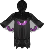 Fledermaus Kostüm Bluse für Damen, Größe:XXXL