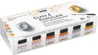 KREUL 16603 KREUL Glass & Porcelain Classic, Metallicfarben 6er-Set