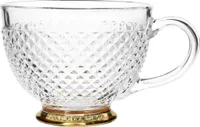 Teetasse Kaffeetasse Kaffeebecher Becher Glasbecher Trinkbecher 0,36 l HOMLA