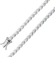 Tennis Armband  Silber 925 weisse Zirkonia  18