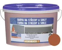 Farba na strechy a sokle Hornbach tehlová 5 l