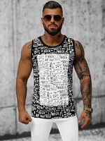 Herren Tank Top Schwarz OZONEE O/T106/3Z