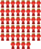 44er Set Grabkerze Kreuz Grablicht Rot Friedhofskerzen Grabbrenner Kreuzkerze Grableuchte Trauerlicht Gedenkkerze Grablichtkerze Grabdekoration