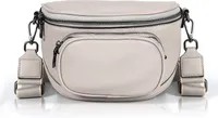 Mofut Schultertasche Damen Bauchtasche Gürteltasche Umhängetasche Crossbody-Bag Hüfttasche, als Schultertasche tragbar mit Verstellbare Schultergurte
