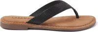 Lazamani Damen Zehentrenner 75.481 Black Größe 40