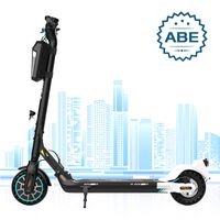 MEGA MOTION Elektroscooter mit Straßenzulassung, ABE E Scooter  8,5 ”  mit APP faltbar, Elektroroller E-Scooter Schwarz für Erwachsene und Jugendliche