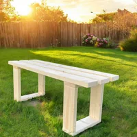 Holzbank Sitzbank Massivholz Esszimmerbank 110cm Küchenbank Esszimmer Gartenbank typ2