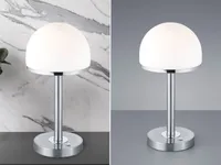 tischlampe BerlijnLED 4 Watt 39 x 19 cm Stahl silber/weiß