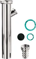 Haas Tauchrohr 11/4 mit Geräteanschluss, chrom