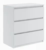 Komoda ComfortCove 60x77x37 cm bílá - se zásuvkami, prostorná, snadná montáž