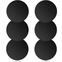 Metallplatte Selbstklebend 6 Stück Metallplättchen Handy Metall Platte Set Runden für Magnet kfz handyhalterung