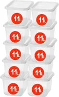 10er-Set SmartStore Aufbewahrungsbox – 11L mit Deckel Basic