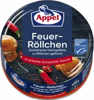 Appel Feuer Röllchen filé zo sleďa v pikantnej omáčke šašlik 200g