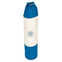Yogatasche SURYA Bag 2 farbig für Schurwollmatten, petrol / natur, L: