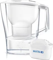 BRITA Aluna Cool Maxtra+ wh - Dzbankowy filtr do wody - Przezroczysty - Biały - 2,4 l - 1,4 l - 265 mm - 110 mm