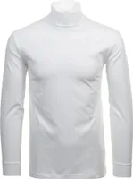 RAGMAN Herren Rollkragenpullover - Langarm Basic Rollkragen Regular Fit, Single Jersey, einfarbig Weiß L
