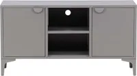 Piring TV Tisch 2 Türen 1 Ablage hellgrau.
