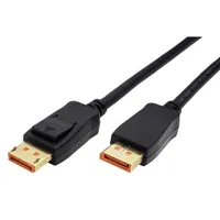 ROLINE DisplayPort kabel v.2.1 (UHBR13,5, 10K@60Hz), DP(M) - DP(M),černý, 1,5m (11.04.6021)