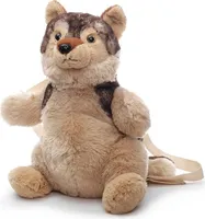 Inware Wolfrucksack 36 cm grau-braun