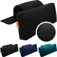 COHOSO®nackenkissen kopfstütze sofa couch - sessel für Sonnenliege und Gartenstuhl - Kopfstütze Nackenpolster für couch - Ergonomisch -Velvet Schwarz