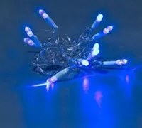 LED Lichterkette 10er blau Batterie Konstsmide 1097-403