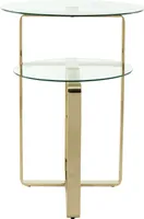 Beistelltisch Rodie 100 Gold