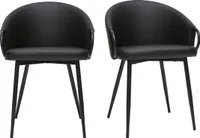 Miliboo - Schwarze Design-Stühle (2er-Set) PRECIO