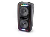 Caliber Party Lautsprecher Bluetooth - 16 Stunden Spielzeit - Karaoke Set mit Mikrofon und Party Lights (Party-Medium HPA502BTL)
