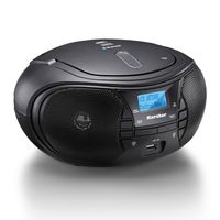 Karcher RR 5028D tragbares CD Radio (CD-Player, DAB+ Radio, Bluetooth, Batterie/Netzbetrieb, USB)