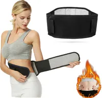 Selbsterwärmender Magnetischer Gürtel Turmalin Rückengürtel Rücke Bandage Stützgürtel Hüftgürtel Wärmegürtel, XL:115cm