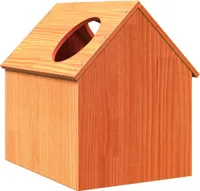 Katzenhaus Wachsbraun 41x50x50 cm Massivholz Kiefer - Kratzbäume 859297
