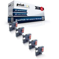 3x Premium Schriftbänder für Dymo 43613 6mm Kassetten-Easy Office Serie 