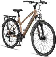 Licorne Bike Premium Touring Trekking Bike in 28 Zoll - Fahrrad für Jungen, Mädchen, Damen und Herren - 21 Gang-Schaltung - Mountainbike - Crossbike