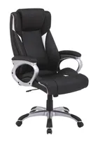 Diablo X-Gamer 2.0 Gaming Stuhl Bürostuhl Stoffbezug Ergonomisches Design  Lendenwirbelkissen Softpadauflage (Schwarz-Weiß) : : Küche,  Haushalt & Wohnen