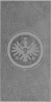 Eintracht Frankfurt Duschtuch Logo