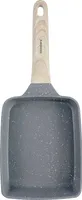 Rechteckige Tiefe Pfanne Bratpfanne Mit Marmorbeschichtung 18X14 Cm Grau Klausberg Kb-7814