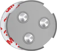 SAVS RMAX-60 Magnethalterung Rauchmelder Magnethalter 60mm - 1 Stück Set - Magnetbefestigung für Feuermelder - Brandmelder Magnetplatten Halterung