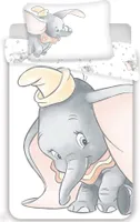 JERRY FABRICS Pościel dziecięca bawełniana Dumbo Grey, 100/135, 40/60 cm