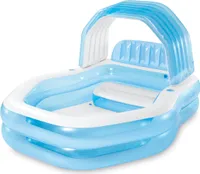 INTEX 57186NP - Swimcenter - Sunshade Family (229x191x135) Planschbecken mit Sonnenschutz
