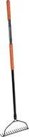 BLACK+DECKER Planierrechen 150 CM - Fiberglas und Kohlenstoffstahl - Schwarz/Orange