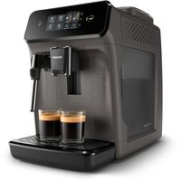 Plnoautomatický kávovar Philips na 2 kávové špeciality, espresso, 1,8 l, zrnková káva, zabudovaný mlynček, 1500 W, čierny (aquafilter nie je súčasťou dodávky)