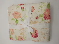 Tagesdecke Sofaüberwurf 220x240cm Blumenmuster
